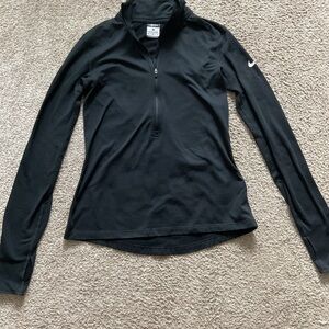 Nike Pro Dri-Fit Black Long Sleeve 1/2 Zip Pullover